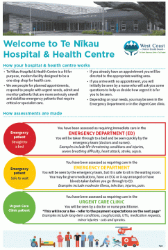 How your hospital & health centre works